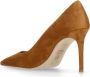 Stuart Weitzman Bruin Suède Leren Hak Décolleté Brown Dames - Thumbnail 4