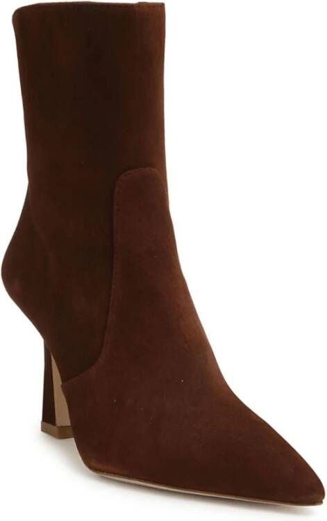 Stuart Weitzman Bruine enkellaarsjes voor dames Brown Dames