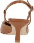 Stuart Weitzman Bruine leren slingback hakken Brown Dames - Thumbnail 3