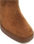 Stuart Weitzman Bruine Suède Rits Enkellaarzen Brown Dames - Thumbnail 4