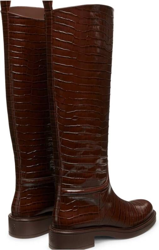 Stuart Weitzman Celia Riding Boot Brown Dames