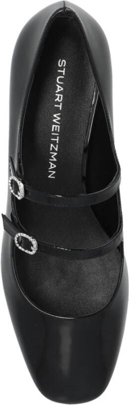 Stuart Weitzman Claris Mary Jane hakken Black Dames