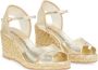 Stuart Weitzman Crossover Espadrille Sleehak Yellow Dames - Thumbnail 2