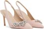 Stuart Weitzman Crystal Fleur 85 Slingback Hakken Blue Dames - Thumbnail 6