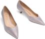 Stuart Weitzman Elegant Pointed-Toe Kitten Heel Pump Pink Dames - Thumbnail 4