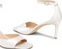 Stuart Weitzman Elegant Square Toe Sandal White Dames - Thumbnail 4