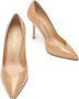 Stuart Weitzman Elegant V-Cut Stiletto Pump Beige Dames - Thumbnail 4