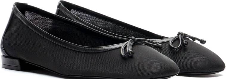 Stuart Weitzman Elegante Ballet Flats Black Dames