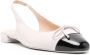 Stuart Weitzman Elegante Boog Ballerina Witte Schoenen White Dames - Thumbnail 4