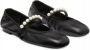 Stuart Weitzman Elegante Goldie Ballet Flat met decoratieve parels Black Dames - Thumbnail 2