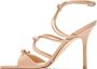 Stuart Weitzman Elegante Sandaal met Strikaccenten Beige Dames - Thumbnail 3