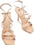 Stuart Weitzman Elegante Sandaal met Strikaccenten Beige Dames - Thumbnail 4