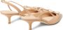 Stuart Weitzman Elegante Slingback met Strikdetail Beige Dames - Thumbnail 3