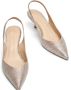 Stuart Weitzman Elegante Slingback Pump met V-Cut Vamp Beige Dames - Thumbnail 4