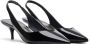 Stuart Weitzman Elegante Slingback Pump met V-Cut Vamp Black Dames - Thumbnail 2