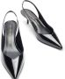 Stuart Weitzman Elegante Slingback Pump met V-Cut Vamp Black Dames - Thumbnail 4