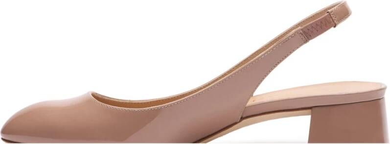 Stuart Weitzman Elegante Slingback Schoen Beige Dames