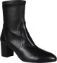 Stuart Weitzman Elegante Zwarte Enkellaarzen Black Dames - Thumbnail 2