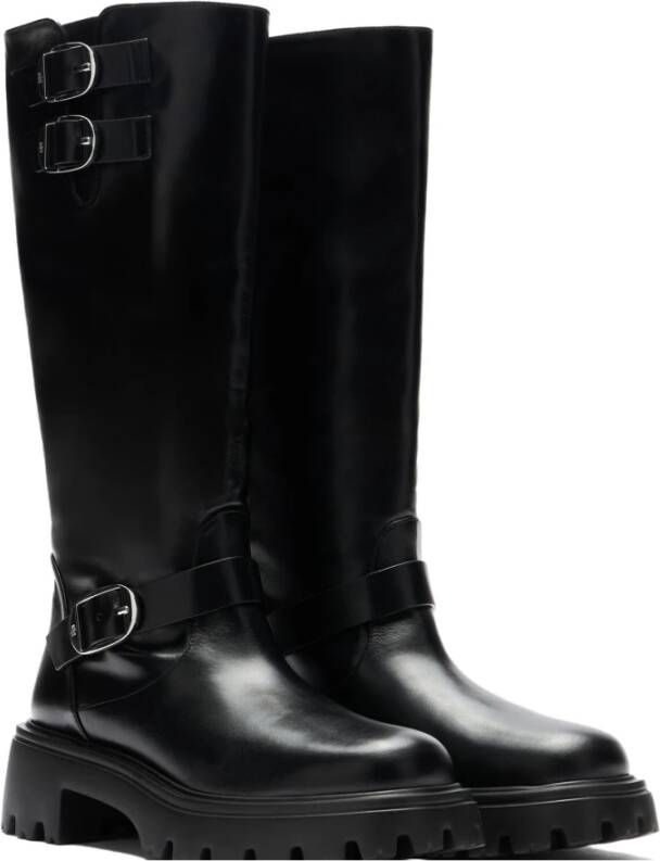 Stuart Weitzman Emerson Moto Boot Black Dames