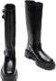 Stuart Weitzman Zwarte Moto Laarzen Emerson Stijl Black Dames - Thumbnail 4