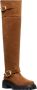 Stuart Weitzman Emerson Moto Tall Boot Brown Dames - Thumbnail 2