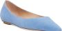 Stuart Weitzman Emilia Flat Moderne minimalistische puntige neus Blue Dames - Thumbnail 2