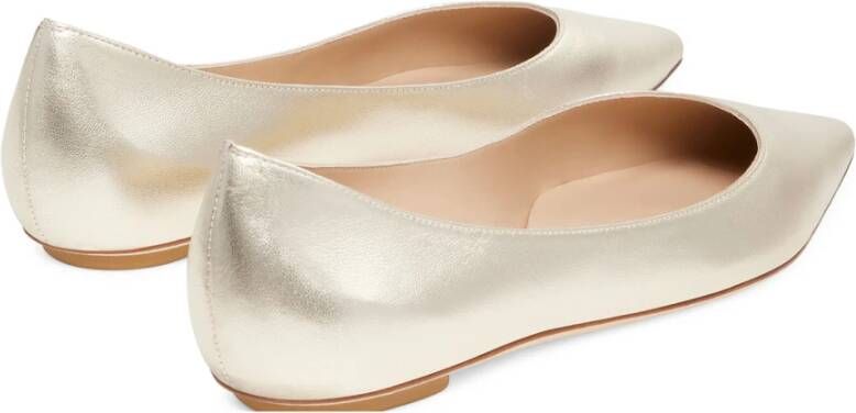 Stuart Weitzman Emilia Flat Yellow Dames