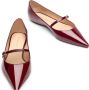 Stuart Weitzman Emilia Mary Jane Flat Red Dames - Thumbnail 4