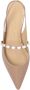 Stuart Weitzman Emilia Pearlita slingback platte schoenen Beige Dames - Thumbnail 6