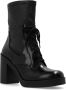 Stuart Weitzman Enkellaarsjes met hak Everitt Black Dames - Thumbnail 4