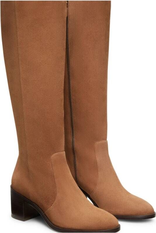 Stuart Weitzman Esme ZIP Boot Brown Dames