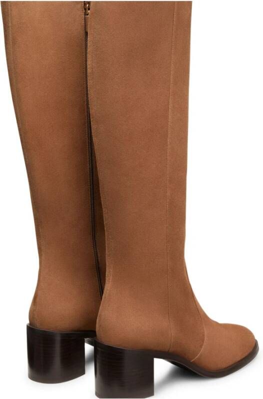 Stuart Weitzman Esme ZIP Boot Brown Dames