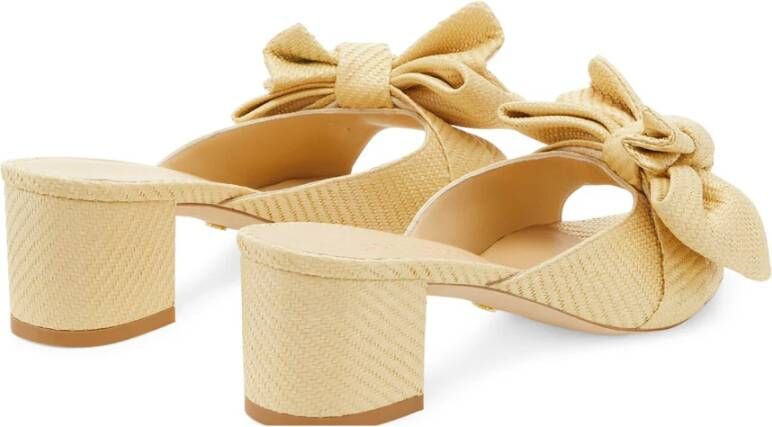 Stuart Weitzman Flat Sandals Beige Dames