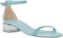 Stuart Weitzman Lichtblauwe leren Lucite NudistCurve sandalen Blue Dames - Thumbnail 2