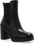 Stuart Weitzman Gehakte enkellaarsjes Bethenny 80 Black Dames - Thumbnail 4