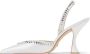 Stuart Weitzman Gemcut Xcurve 100 Slingback Pump Wit Dames - Thumbnail 3