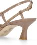 Stuart Weitzman Gepolijste leren slingback met hak Beige Dames - Thumbnail 6