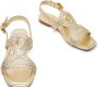 Stuart Weitzman Geweven Platte Sandaal Yellow Dames - Thumbnail 4