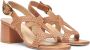 Stuart Weitzman Geweven Slingback Sandaal Beige Dames - Thumbnail 2