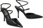 Stuart Weitzman Glanzend Leren Puntige Neus Pumps Black Dames - Thumbnail 2