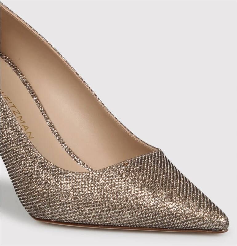 Stuart Weitzman Glittery New Noir Pump Gray Dames