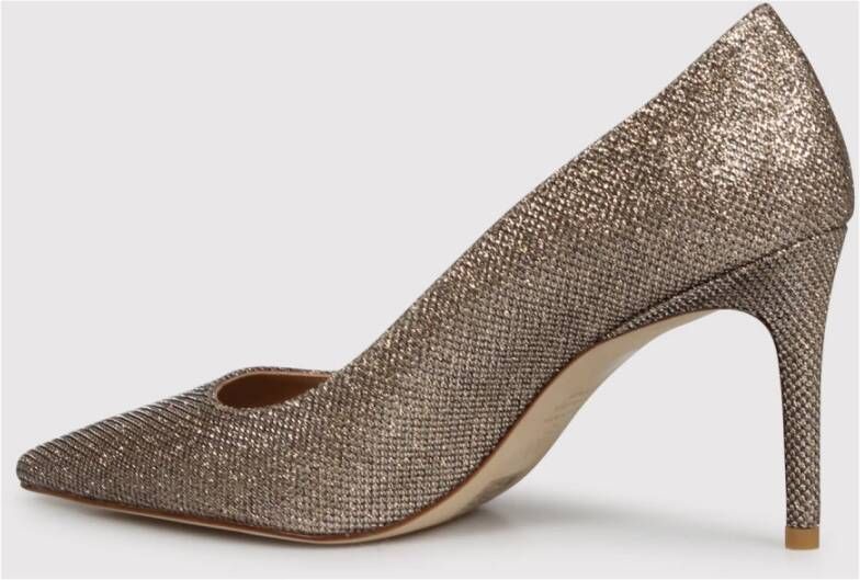 Stuart Weitzman Glittery New Noir Pump Gray Dames