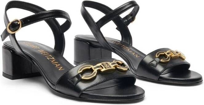 Stuart Weitzman Handtekening Sandalen voor Vrouwen Black Dames