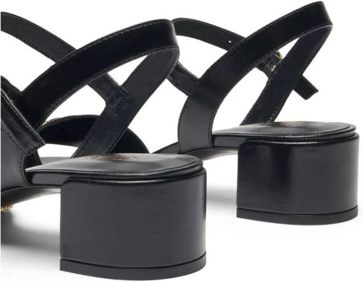 Stuart Weitzman Handtekening Sandalen voor Vrouwen Black Dames