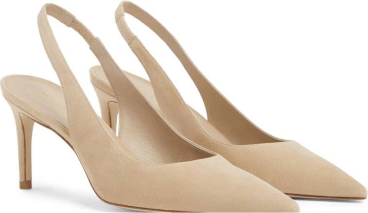 Stuart Weitzman Heeled Mules Beige Dames