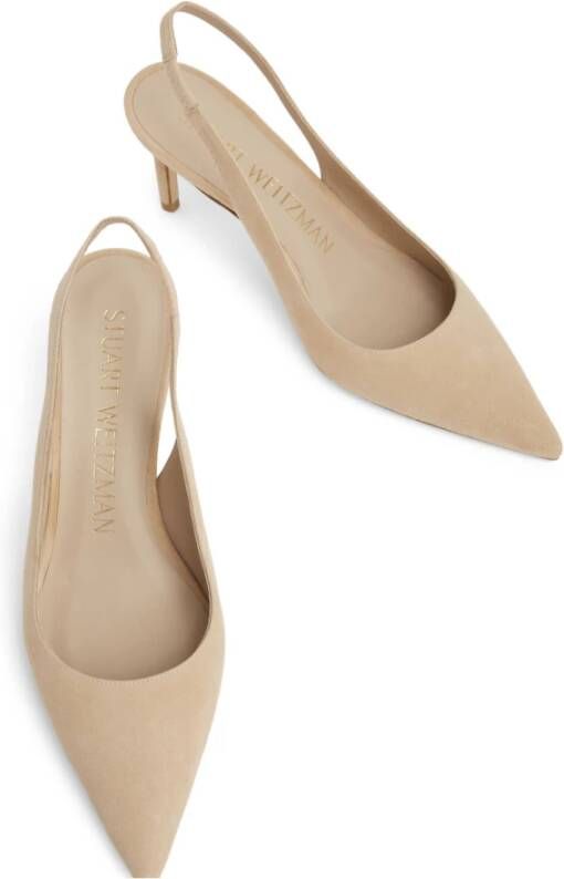 Stuart Weitzman Heeled Mules Beige Dames