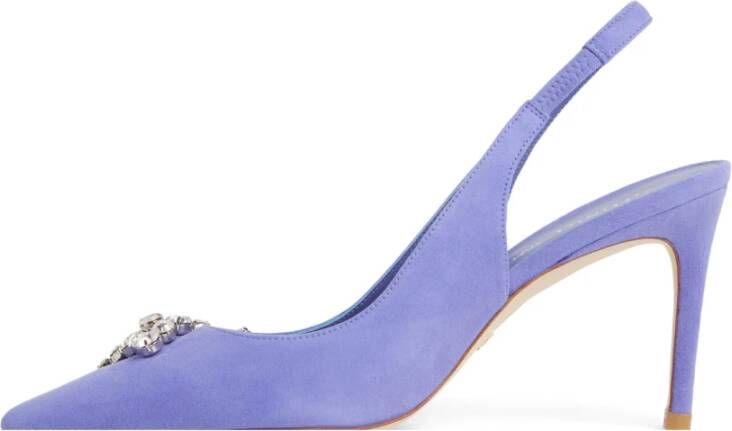 Stuart Weitzman Heeled Mules Blauw Dames