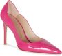 Stuart Weitzman 100 Scalloped Leren Pumps voor Vrouwen Pink Dames - Thumbnail 2