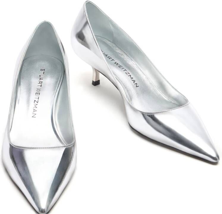 Stuart Weitzman Kitten Pump Gray Dames