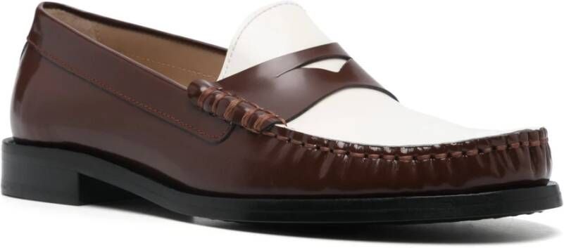 Stuart Weitzman Klassieke Loafer Schoen Brown Dames